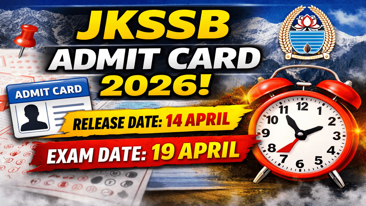 JKSSB Junior Assistant Admit Card 2026 Download Guide, Direct Link & Important Instructions