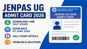 JENPAS UG Admit Card 2026 Download Link (activated), Exam Date & Hall Ticket Details
