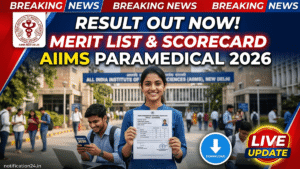 AIIMS Paramedical Result 2026 OUT Now; Download Merit List & Scorecard @aiimsexams.ac.in