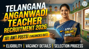Telangana Anganwadi Recruitment 2026 - Apply Online for 181 Anganwadi Teacher Posts in Hyderabad District