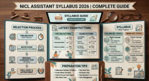 NICL Assistant Syllabus & exam pattran 2026, Prelims & Mains Syllabus, Selection Process and Preparation Tips