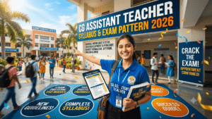 CG Assistant Teacher Syllabus & Exam Pattern 2026; Official SCERT Subject-Wise Syllabus PDF, Marking Scheme & Preparation Guide