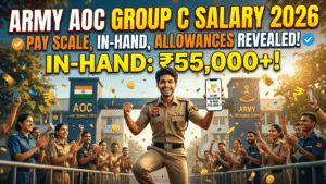 Army AOC Group C Salary 2026;  Pay Scale, In-Hand Salary & Allowances
