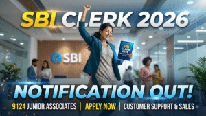 SBI Clerk Recruitment 2026; 9,124 Junior Associate Posts, Apply Online, Eligibility & Exam Pattern