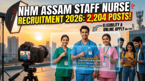NHM Assam Staff Nurse Recruitment 2026; Apply Online for 2204 Posts, Eligibility, Salary & Notification Details