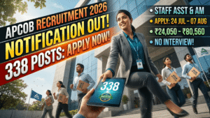APCOB Recruitment 2026; Apply Online for 338 Staff Assistant & Manager Posts