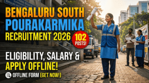 Bengaluru South Pourakarmika Recruitment 2026; 102 Posts, Eligibility, Salary & Apply Offline