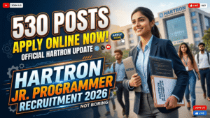 Hartron Junior Programmer Recruitment 2026; Apply Online for 530 Posts