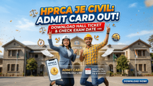 HPRCA JE Civil Admit Card 2026 Out; Download Hall Ticket & Exam Date