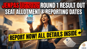 WBJEE JENPAS UG Counselling 2026; Round 1 Seat Allotment Result Out, Reporting Dates