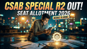CSAB Special Round 2 Seat Allotment Result 2026 OUT @csab.nic.in – Direct Link, OR-CR, Fee & Reporting