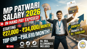 MP Patwari Salary 2026; In-Hand Salary, Pay Scale, Allowances, Promotion & Career Growth Details