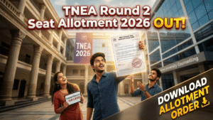 TNEA Round 2 Seat Allotment 2026 Out; Download Allotment Order