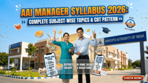 AAI Manager Syllabus 2026; Subject-Wise Topics, Exam Pattern & Guide