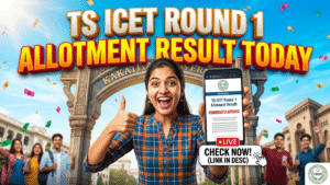 TS ICET 2026 Phase 1 Seat Allotment Result OUT; Check Round 1 Result